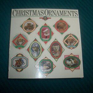 Cardboard Christmas Ornaments Gift Tag Bialosky Bear Feat. 1983 Calendar Winners